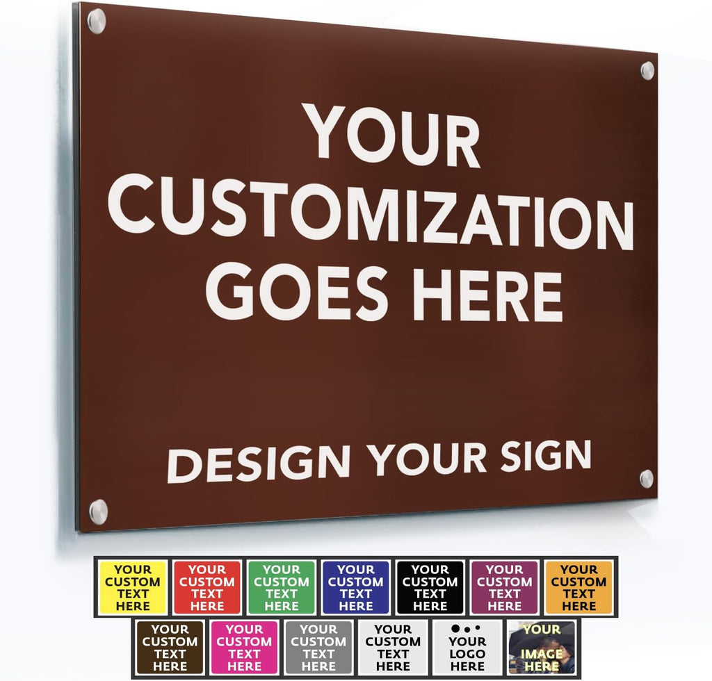 Custom Metal Signs, Personalized Aluminum, Customized Safety, Business Signs