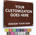 Custom Metal Signs, Personalized Aluminum, Customized Safety, Business Signs by SpeedyOrders