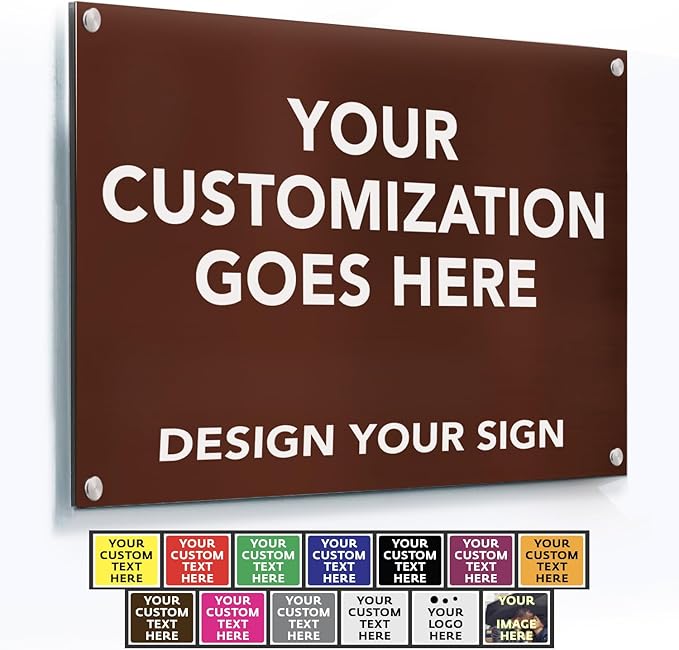 Custom Metal Signs, Personalized Aluminum, Customized Safety, Business Signs by SpeedyOrders