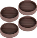 Non Slip Furniture Pads, 2.5” Round Rubber Caster Cups, Anti-Slip Gripper by VOCOMO