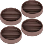 Non Slip Furniture Pads, 2.5” Round Rubber Caster Cups, Anti-Slip Gripper by VOCOMO