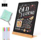 NEWNEWSHOW 8.7x12 Inch Tabletop Chalkboard by NEWNEWSHOW
