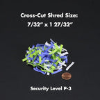 Aurora AU890XA 8-Sheet Crosscut Paper and Credit Card Shredder - Image 3