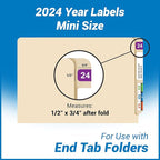 2024 MINI Year Labels, Doctor Stuff 2024 Chart Stickers, Ames Small Style - Image 4