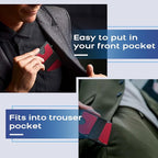 RUNBOX Slim Card Holder Wallet for Men, Minimalist RFID Blocking Wallet - Image 6