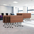 Goakwwuz Conference Room Table, Folding Conference Tables, Thicken Grey Tabletop by Goakwwuz