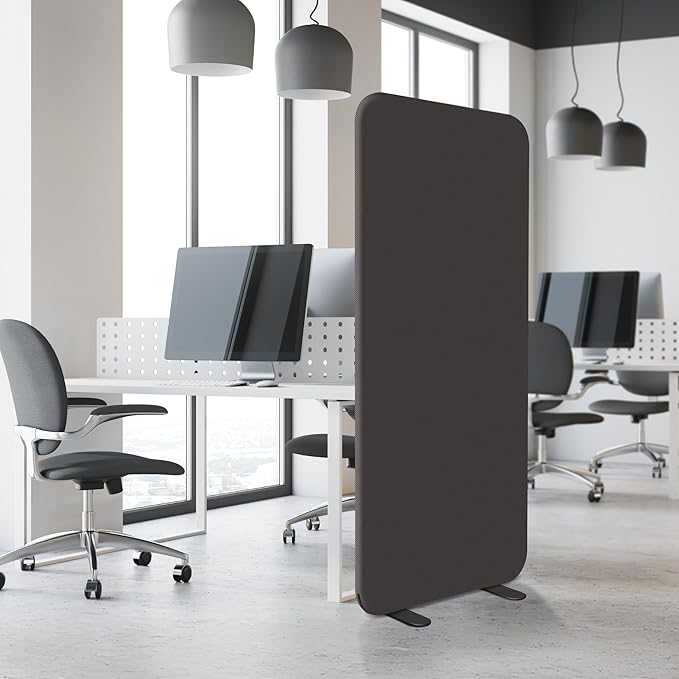 DECOLAB Room Divider Panel, Standing Privacy Partition Dividers by DECOLAB