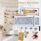 WALTSOM Crushed Diamond Key and Mail Holder - Image 2