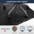 SALLOUS Chair Mat for Carpet 36" x 48" - Image 4