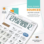 Premium Commercial 12-Digit Large Desktop Calculator - Image 4