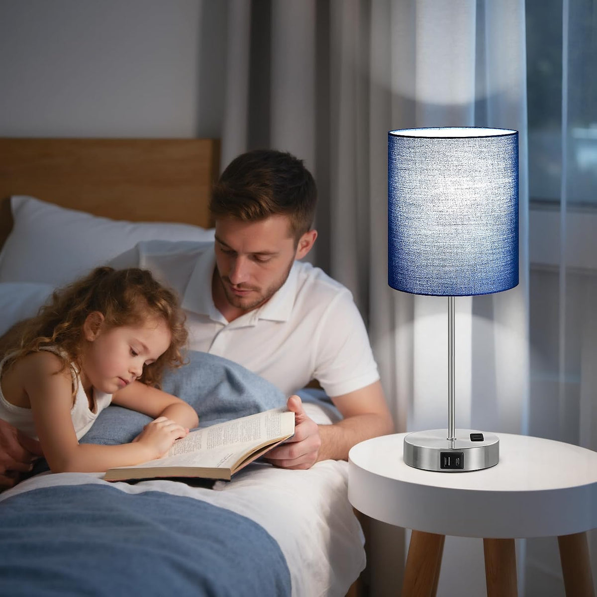 fenmzee touch lamps for bedroom set of 2, package contents