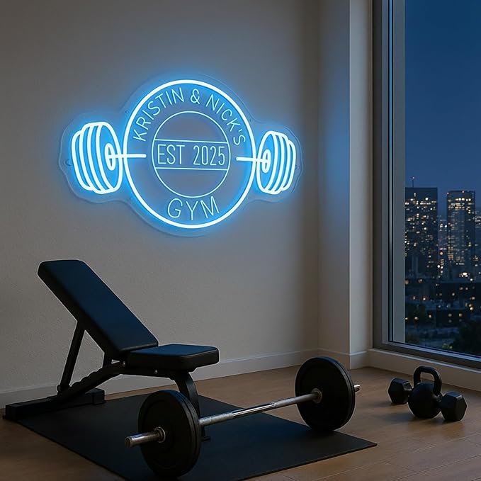 Customizable Gym Neon Sign Decor - Image 2