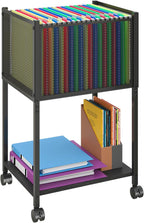Sbanmao Letter/Legal Rolling File Cart, Narrow Mobile File Cabinet - Image 9