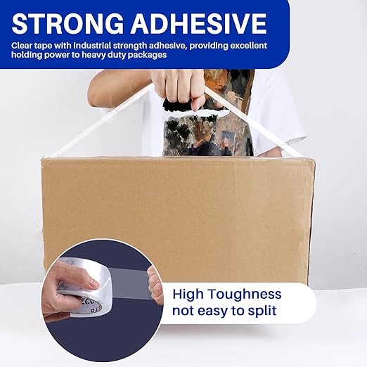 RAZCC Clear Packing Tape, 24 Rolls Heavy Duty Packaging Tape - Image 5