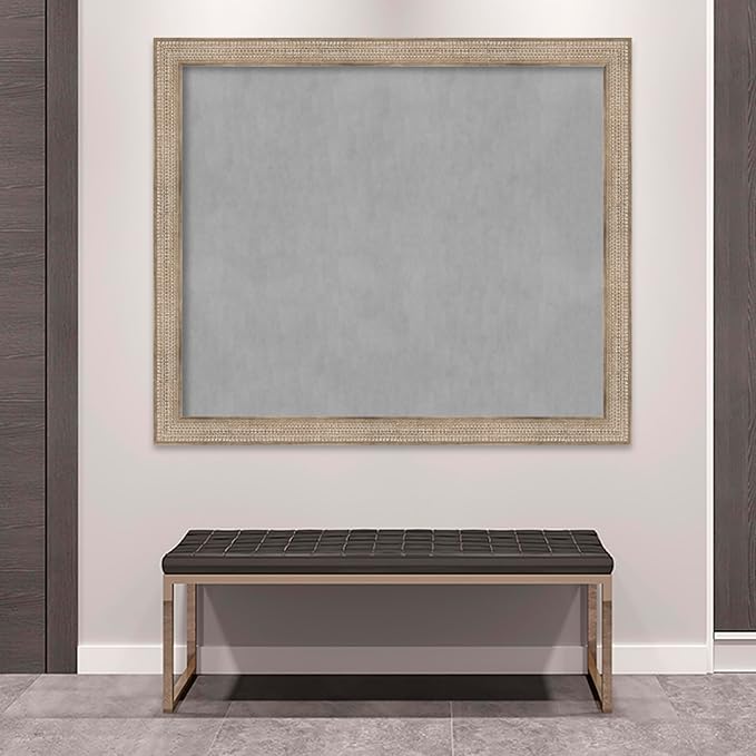 Amanti Art Silver Framed Magnetic Board 46x54 Oversize Vision Board - Image 5