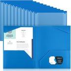 Henoyso 18 Pcs Plastic Folders by Henoyso