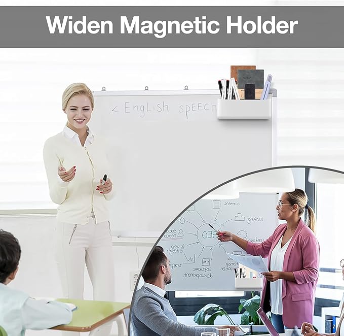 MoKo Magnetic Dry Erase Marker Holder, Widen Magnetic Marker Pen Storage - Image 2