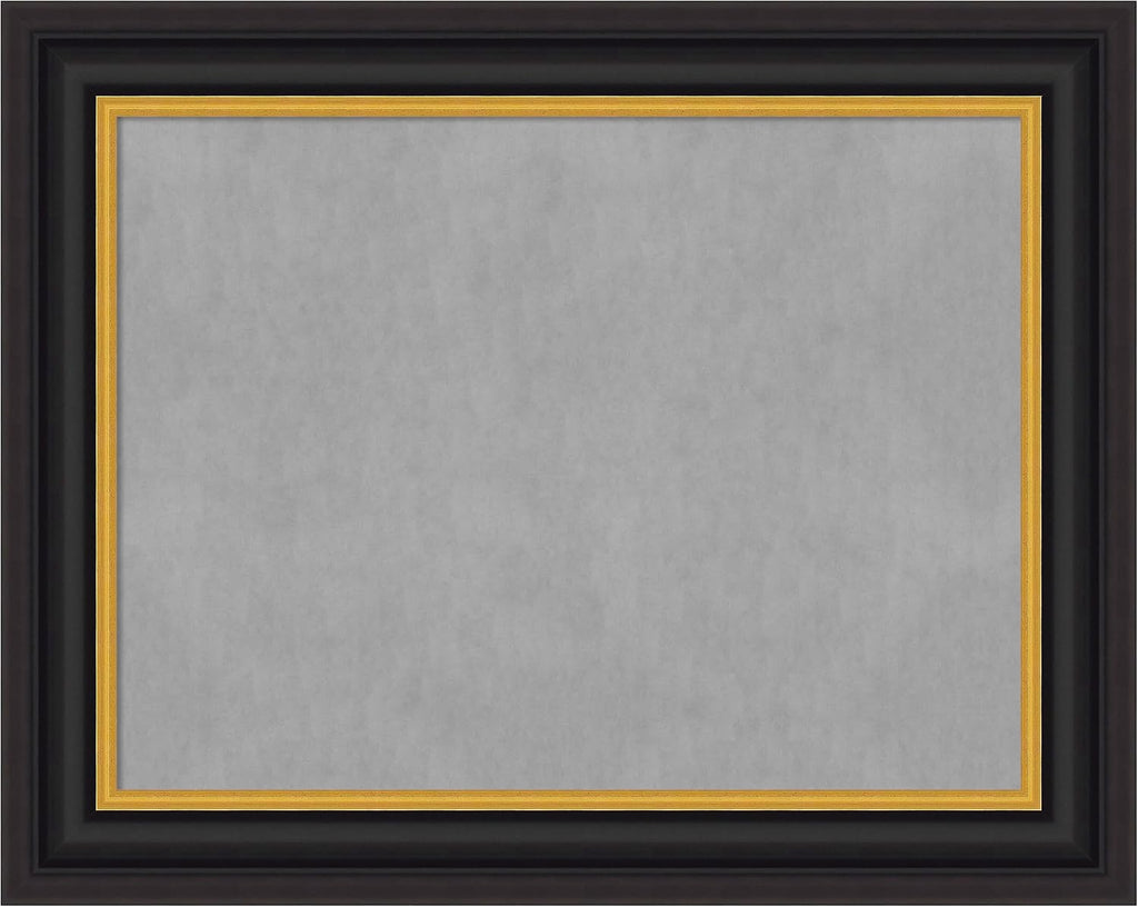 Amanti Art Black Framed Magnetic Board 24x30 Medium Vision Board