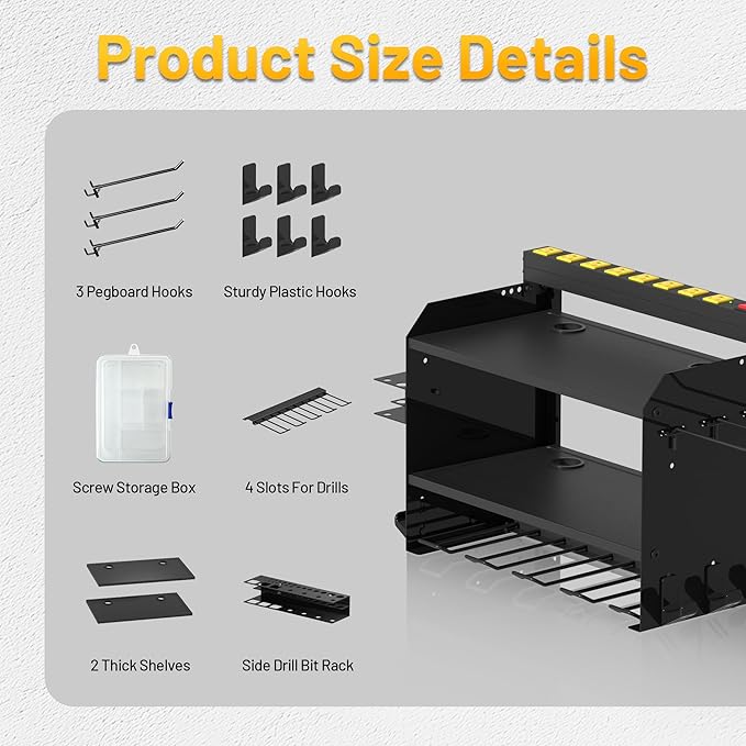 CFMASTER Power Tool Organizer Wall Mount - Image 6