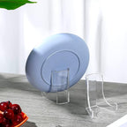 Chunful 2 Pieces Acrylic Plate Stands Clear Acrylic Easels Display Stands - Image 4