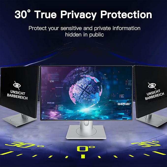 2 Pack Magnetic Hanging Computer Privacy Screen 32 Inch - Image 4