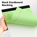 AILZFEI Green Legal Pad Note Pads 8.5 x 11 inch, Wide Ruled Clear Print Writing - Image 6
