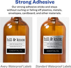 Avery® Durable Waterproof Square Labels, Sure Feed® Technology, 2" x 2", White, Laser & Pigment-Inkjet Compatible, 96 Blank Labels Total, Great for Branding, Packaging, and More (64510)