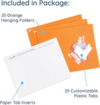 Blue Summit Supplies Hanging File Folders, 25 Reinforced Hang Folders, Designed - Image 2