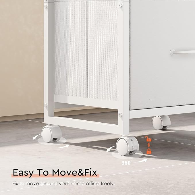 Maihail 3 Drawer Mobile File Cabinet - Image 4