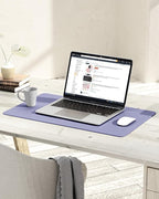 YSAGi Non-Slip Leather Desk Pad, Waterproof Laptop Computer Desk Keyboard Mat - Image 6