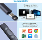 Presentation Clicker Presentation Remotes, Type C/USB A 2 in 1 Pointer - Image 6