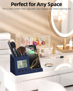 3-in-1 Wireless Charger with Pen Holder, Desk Clocks with Temperature and - Image 5