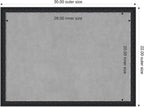 Amanti Art Black Framed Magnetic Board 22x30 Medium Vision Board - Image 2