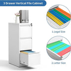 FLIXELIO 3 Drawer File Cabinet - Image 5