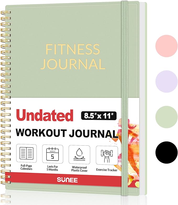 Fitness Journal Workout Planner by SUNEE