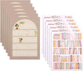 12pcs Bible Reading Tracker Stickers with Labels | Classic Bible Book Shelf Stickers for Christian & Books Readers Gifts Study Supplies for Deeper Reading in The Book