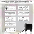 Custom Address Stamps Self Inking or Wood Handle 20+ Designs to Choose from! - Image 2
