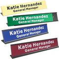 2" x 10" Custom Engraved Name Plate Personalized Office Nameplates by NEMOCI