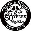 efcustomgifts Personalized 50th Anniversary Metal Signs by efcustomgifts