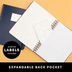 PAPERAGE Lined Spiral Journal Notebook, 160 Pages, Large B5 Hardcover Journal - Image 5