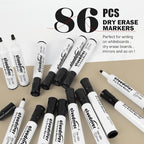 cloudriver Low Odor Dry Erase Markers Tank Style, Chisel Tip, Bulk Dry Erase - Image 2