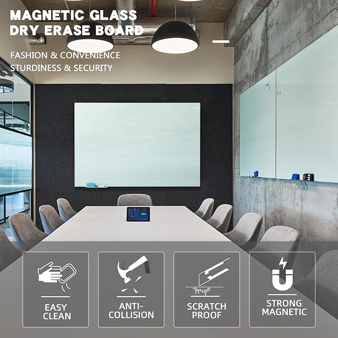 JYYPWB Glass Magnetic Dry-Erase Board - Image 7