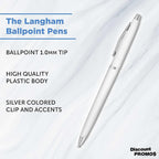 DISCOUNT PROMOS Langham Ballpoint Ink Pen - Image 3