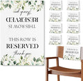 ChissNook Reserved Seating Chair Signs, This Row Is Reserved Pew Cloths Seating by Unknown