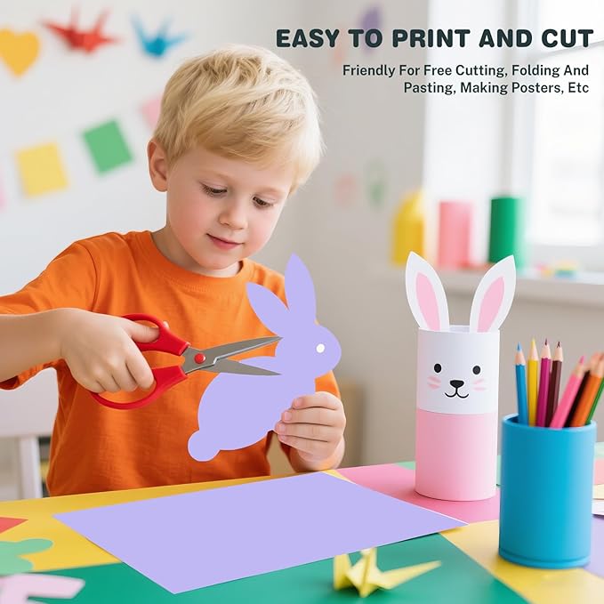 Cardstock 8.5 X 11, 40 Sheets, Light Purple Card Stock, 75lb/ 200gsm Copy Paper - Image 5