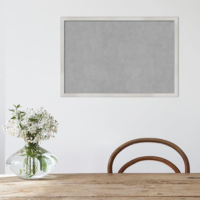 Amanti Art Silver Framed Magnetic Board 17x25 Medium Vision Board - Image 5