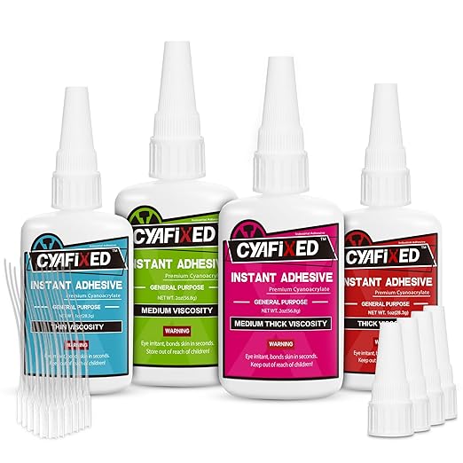 Super Glue Kit, 6 oz CA Glue by CYAFIXEDSUPERGLUE