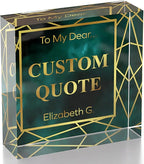 Personalized Gifts, Custom Quote Block Letter Board, Crystal-Clear Acrylic - Image 9