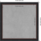 Amanti Art Black Framed Magnetic Board 18x18 Small Vision Board - Image 4