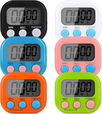 6 Pack Multi-Function Electronic Timer, Colorful Kitchen Timers Digital Magnetic by Unknown